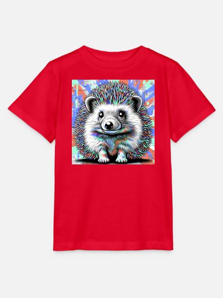 Igel - Stanley/Stella Kinder T-Shirt MINI CREATOR  - Rot