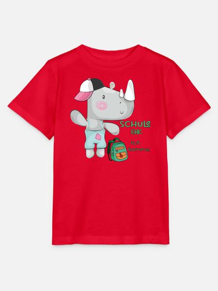 Schulstart Einschulung Dino - Stanley/Stella Kinder T-Shirt MINI CREATOR - Rot