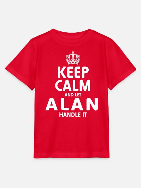 ALAN: Regel das. - Stanley/Stella Kinder T-Shirt MINI CREATOR - Rot