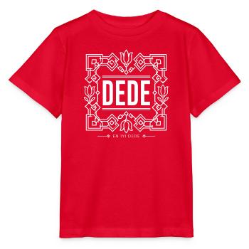 Dede En Iyi Dede – Türkisches Opa Ornament Design - Stanley/Stella Kinder T-Shirt MINI CREATOR  - Rot - Vorne - Jaiden (125cm)