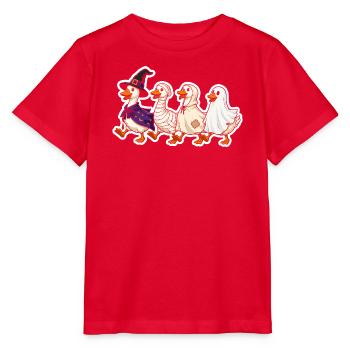 Hexenenten Parade - Stanley/Stella Kinder T-Shirt MINI CREATOR  - Rot - Vorne - Jaiden (125cm)