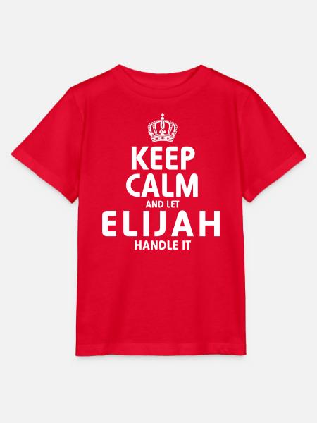ELIJAH, regel das. - Stanley/Stella Kinder T-Shirt MINI CREATOR  - Rot