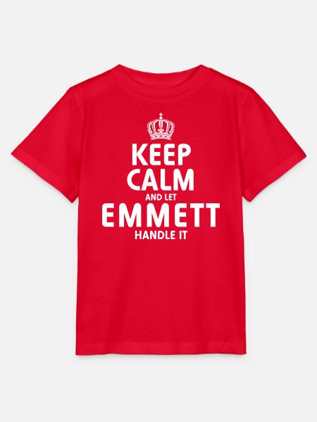 EMMETT, regel das. - Stanley/Stella Kinder T-Shirt MINI CREATOR  - Rot