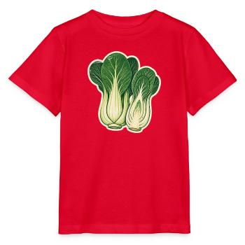 Pak Choi botanisch - Stanley/Stella Kinder T-Shirt MINI CREATOR  - Rot - Vorne - Jaiden (125cm)
