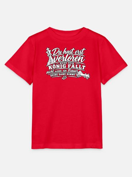 Schach - Stanley/Stella Kinder T-Shirt MINI CREATOR  - Rot