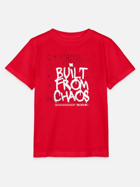 Built From Chaos Graffiti Shirt - Stanley/Stella Kinder T-Shirt MINI CREATOR - Rot