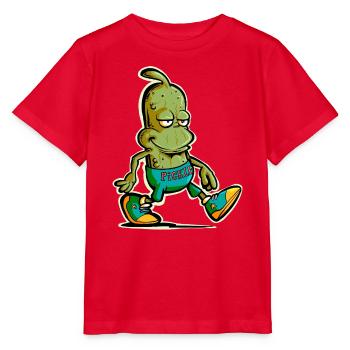 Gurkenmann - Stanley/Stella Kinder T-Shirt MINI CREATOR  - Rot - Vorne - Jaiden (125cm)