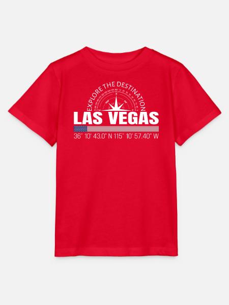 Las Vegas - Stanley/Stella Kinder T-Shirt MINI CREATOR - Rot
