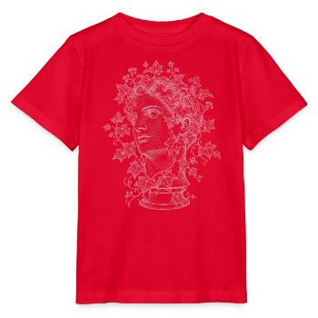 Antike griechische Statue – Efeu Dark Academia Shi - Stanley/Stella Kinder T-Shirt MINI CREATOR  - Rot - Vorne - Jaiden (125cm)