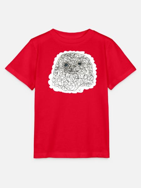 Curly Sherly - Stanley/Stella Kinder T-Shirt MINI CREATOR  - Rot