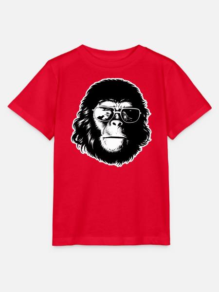 Cool Chimp - Stanley/Stella Kinder T-Shirt MINI CREATOR - Rot