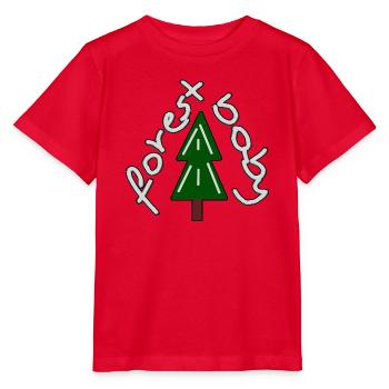 Forest Baby – Kiefer - Stanley/Stella Kinder T-Shirt MINI CREATOR  - Rot - Vorne - Jaiden (125cm)