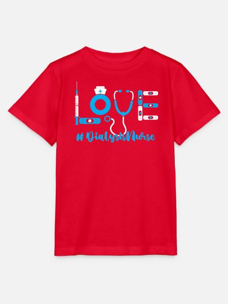 Dialyse Krankenschwester - Stanley/Stella Kinder T-Shirt MINI CREATOR - Rot