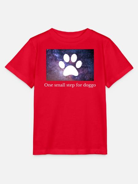 Pfote Universum Geschenkidee für Hundebesitzer  - Stanley/Stella Kinder T-Shirt MINI CREATOR  - Rot