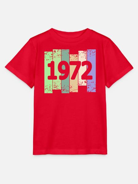 Artwork 1972 - Stanley/Stella Kinder T-Shirt MINI CREATOR - Rot