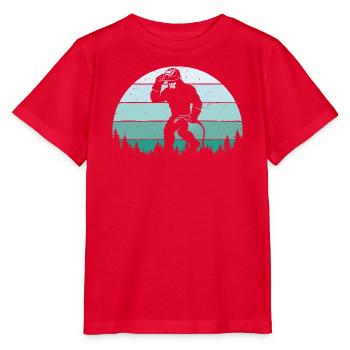 Bigfoot-Schweißer – Schweißer und Metallarbeiter Sasquatch - Stanley/Stella Kinder T-Shirt MINI CREATOR  - Rot - Vorne - Jaiden (125cm)