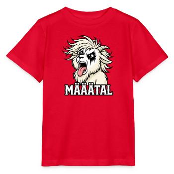 METAL-ziege - Stanley/Stella Kinder T-Shirt MINI CREATOR  - Rot - Vorne - Jaiden (125cm)