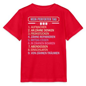 Zahnarzt Zahnhygieniker Zahnarztpraxis stomatologe - Stanley/Stella Kinder T-Shirt MINI CREATOR  - Rot - Vorne - Jaiden (125cm)