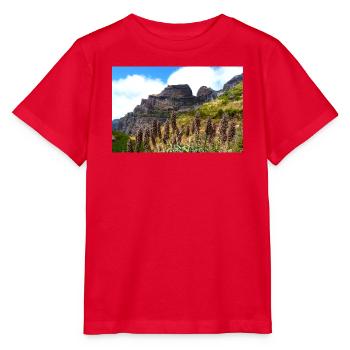 Mountains on Madeira - Stanley/Stella Kinder T-Shirt MINI CREATOR  - Rot - Vorne - Jaiden (125cm)