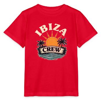 Ibiza Crew - Stanley/Stella Kinder T-Shirt MINI CREATOR  - Rot - Vorne - Jaiden (125cm)