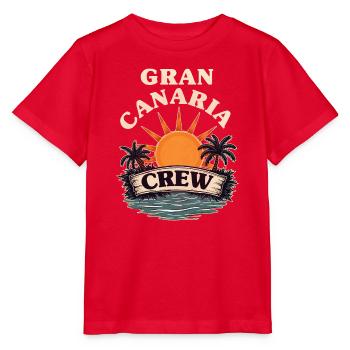 Gran Canaria Crew - Stanley/Stella Kinder T-Shirt MINI CREATOR  - Rot - Vorne - Jaiden (125cm)