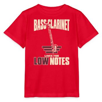 Klarinettist Bassklarinette Musiker Band Geschenk - Stanley/Stella Kinder T-Shirt MINI CREATOR  - Rot - Vorne - Jaiden (125cm)
