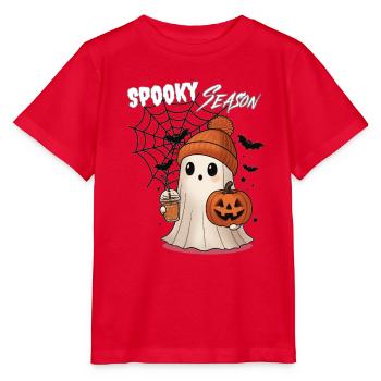 Spooky Season (Halloween) - Stanley/Stella Kinder T-Shirt MINI CREATOR  - Rot - Vorne - Jaiden (125cm)