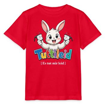 Tuttileid – Süßer Kinderhase - Stanley/Stella Kinder T-Shirt MINI CREATOR  - Rot - Vorne - Jaiden (125cm)
