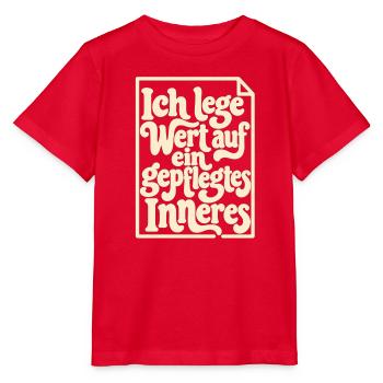 Innere Werte - Stanley/Stella Kinder T-Shirt MINI CREATOR  - Rot - Vorne - Jaiden (125cm)