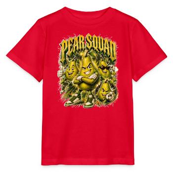 Birne - Stanley/Stella Kinder T-Shirt MINI CREATOR  - Rot - Vorne - Jaiden (125cm)