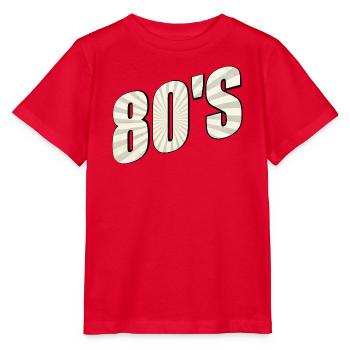 80er Jahre - Stanley/Stella Kinder T-Shirt MINI CREATOR  - Rot - Vorne - Jaiden (125cm)