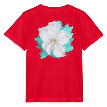 Magische Mandelblüte - Sonja von Staden - Stanley/Stella Kinder T-Shirt MINI CREATOR  - Rot - Vorne - Jaiden (125cm)