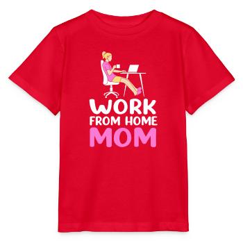 Remote Homeoffice - Stanley/Stella Kinder T-Shirt MINI CREATOR  - Rot - Vorne - Jaiden (125cm)