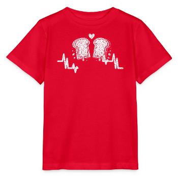 Erdnussbutter Marmelade Pausenbrot Sandwich Fan - Stanley/Stella Kinder T-Shirt MINI CREATOR  - Rot - Vorne - Jaiden (125cm)
