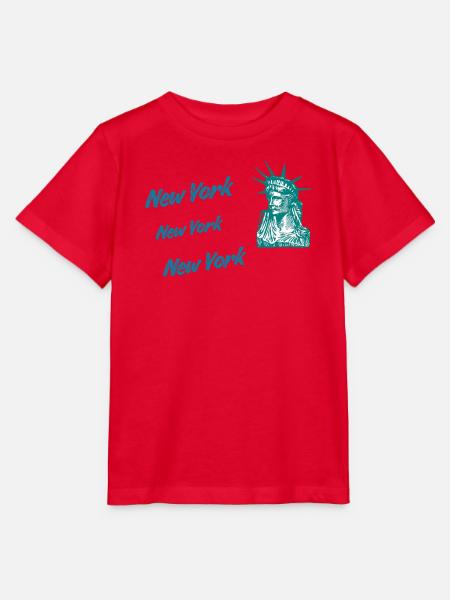 New York - Stanley/Stella Kinder T-Shirt MINI CREATOR  - Rot
