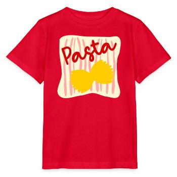 Farfalle Pasta Küche - Stanley/Stella Kinder T-Shirt MINI CREATOR  - Rot - Vorne - Jaiden (125cm)