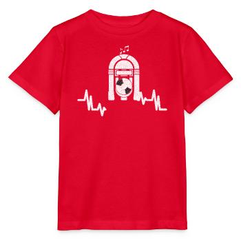 Sock Hop - Ponytails Pomade And A Jukebox - Fuenfz - Stanley/Stella Kinder T-Shirt MINI CREATOR  - Rot - Vorne - Jaiden (125cm)