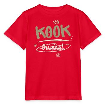 Kook Original trendiger minimalistischer Boho - Stanley/Stella Kinder T-Shirt MINI CREATOR  - Rot - Vorne - Jaiden (125cm)