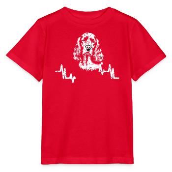English Springer Spaniel - Lives For The Next Retr - Stanley/Stella Kinder T-Shirt MINI CREATOR  - Rot - Vorne - Jaiden (125cm)