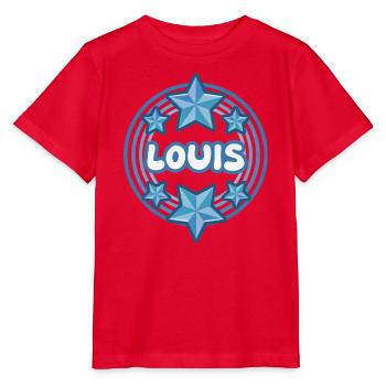 Louis als Vorname - Stanley/Stella Kinder T-Shirt MINI CREATOR  - Rot - Vorne - Jaiden (125cm)