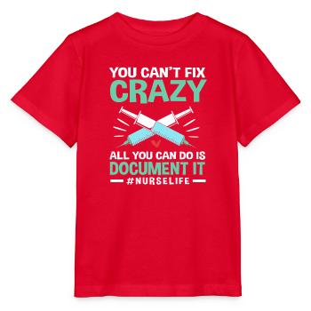 Notfall Krankenschwester Ambulanz - Stanley/Stella Kinder T-Shirt MINI CREATOR  - Rot - Vorne - Jaiden (125cm)