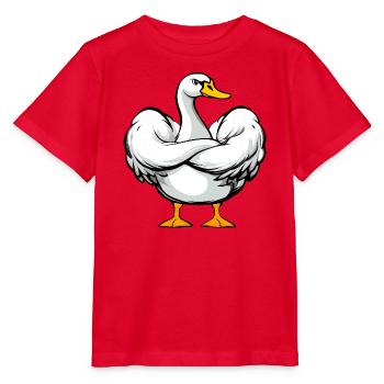 Schwan Gym - Stanley/Stella Kinder T-Shirt MINI CREATOR  - Rot - Vorne - Jaiden (125cm)