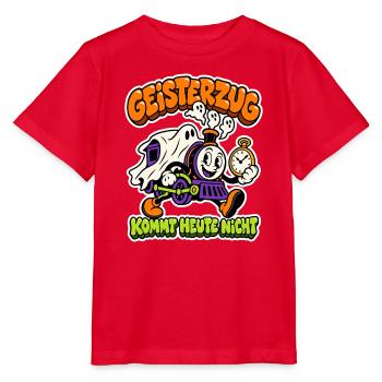 Geisterzug - kommt heute nicht - Stanley/Stella Kinder T-Shirt MINI CREATOR  - Rot - Vorne - Jaiden (125cm)
