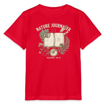 Nature Journaler Naturjournal - Stanley/Stella Kinder T-Shirt MINI CREATOR  - Rot - Vorne - Jaiden (125cm)