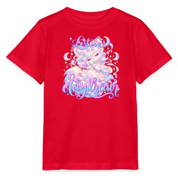 Lost in a Dream  - Stanley/Stella Kinder T-Shirt MINI CREATOR  - Rot - Vorne - Jaiden (125cm)