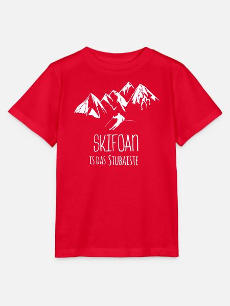 Skifahren Stubai - Stanley/Stella Kinder T-Shirt MINI CREATOR - Rot
