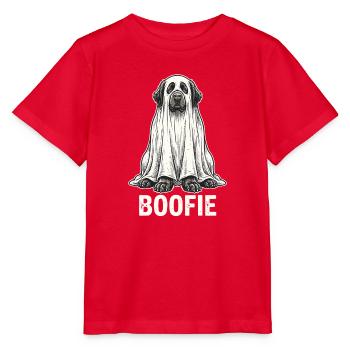 Boofie – Halloween-Neufundlandhund Newfie-Papa - Stanley/Stella Kinder T-Shirt MINI CREATOR  - Rot - Vorne - Jaiden (125cm)