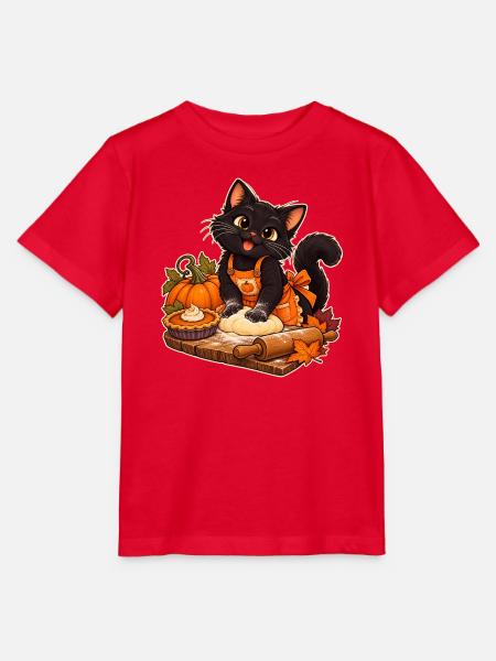 Kürbiskatzenbäcker - Stanley/Stella Kinder T-Shirt MINI CREATOR - Rot