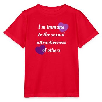 Asexuelle Immunität - Stanley/Stella Kinder T-Shirt MINI CREATOR  - Rot - Vorne - Jaiden (125cm)