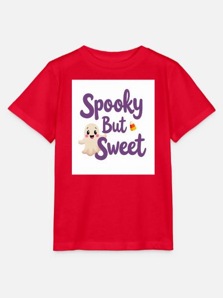 Gruseliger, aber süßer Geist - Stanley/Stella Kinder T-Shirt MINI CREATOR - Rot